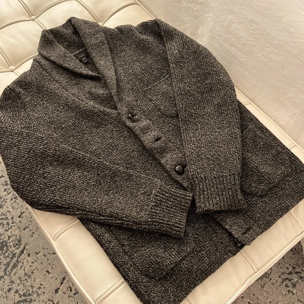 JCrew Wool Shawl Sweater